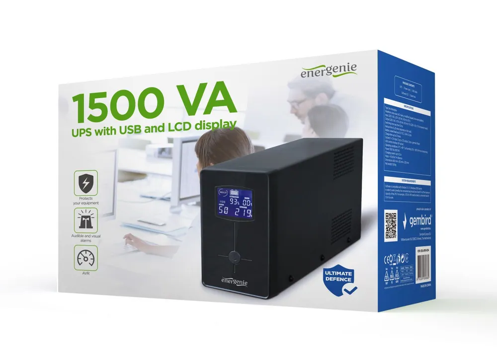 Gembird EG-UPS-034 LCD 1500VA UPS – 3. kép