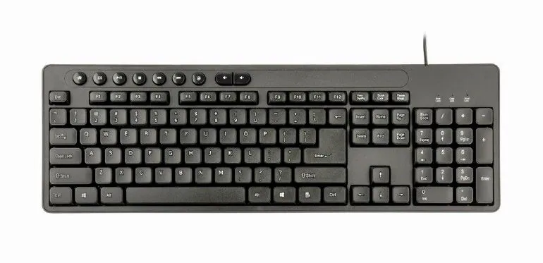 Gembird KBS-UM-04 Keyboard Combo Black US – 3. kép