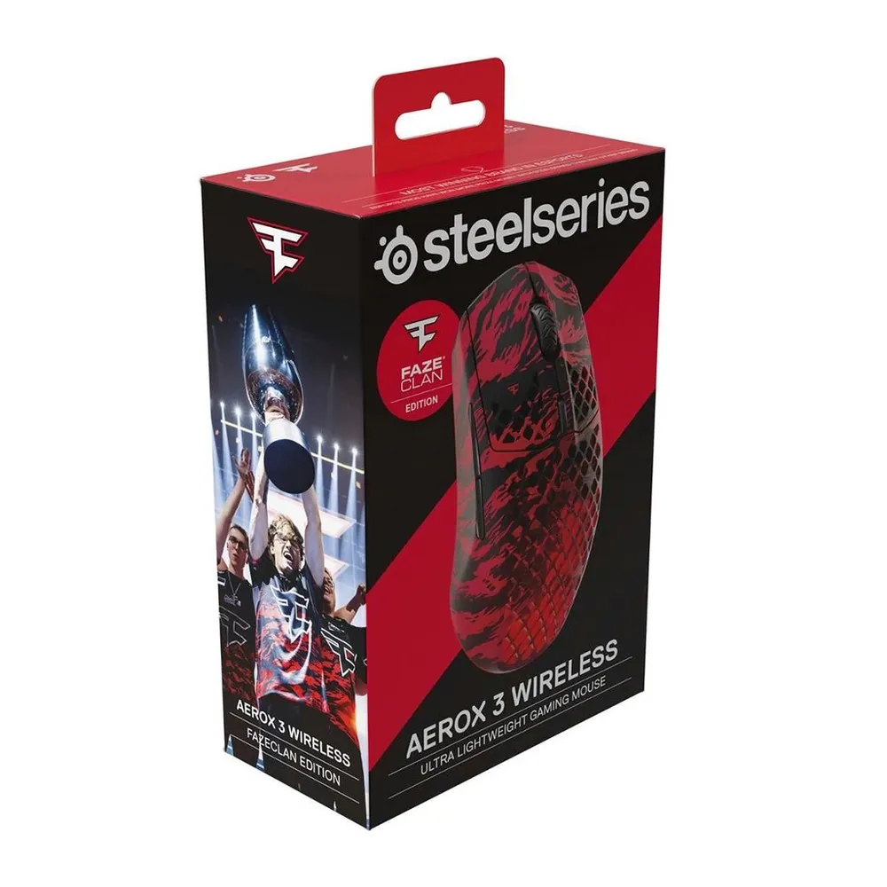 Steelseries Aerox 3 Wireless Faze Clan Edition Black/Red – 4. kép