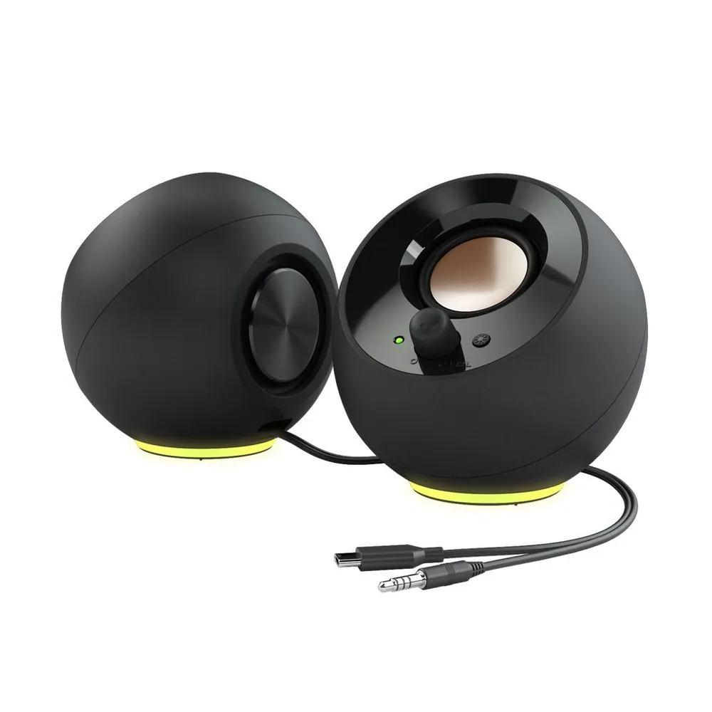 Creative Pebble SE 2.0 USB-C Powered PC Speakers with RGB Lighting Black – 2. kép