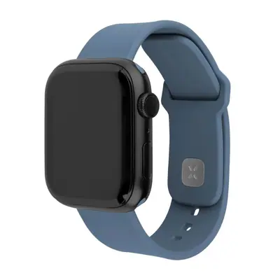 FIXED szilikon sportos óraszíj Apple Watch 38/40/41mm-es okosórákhoz, zöld-kék – 2. kép