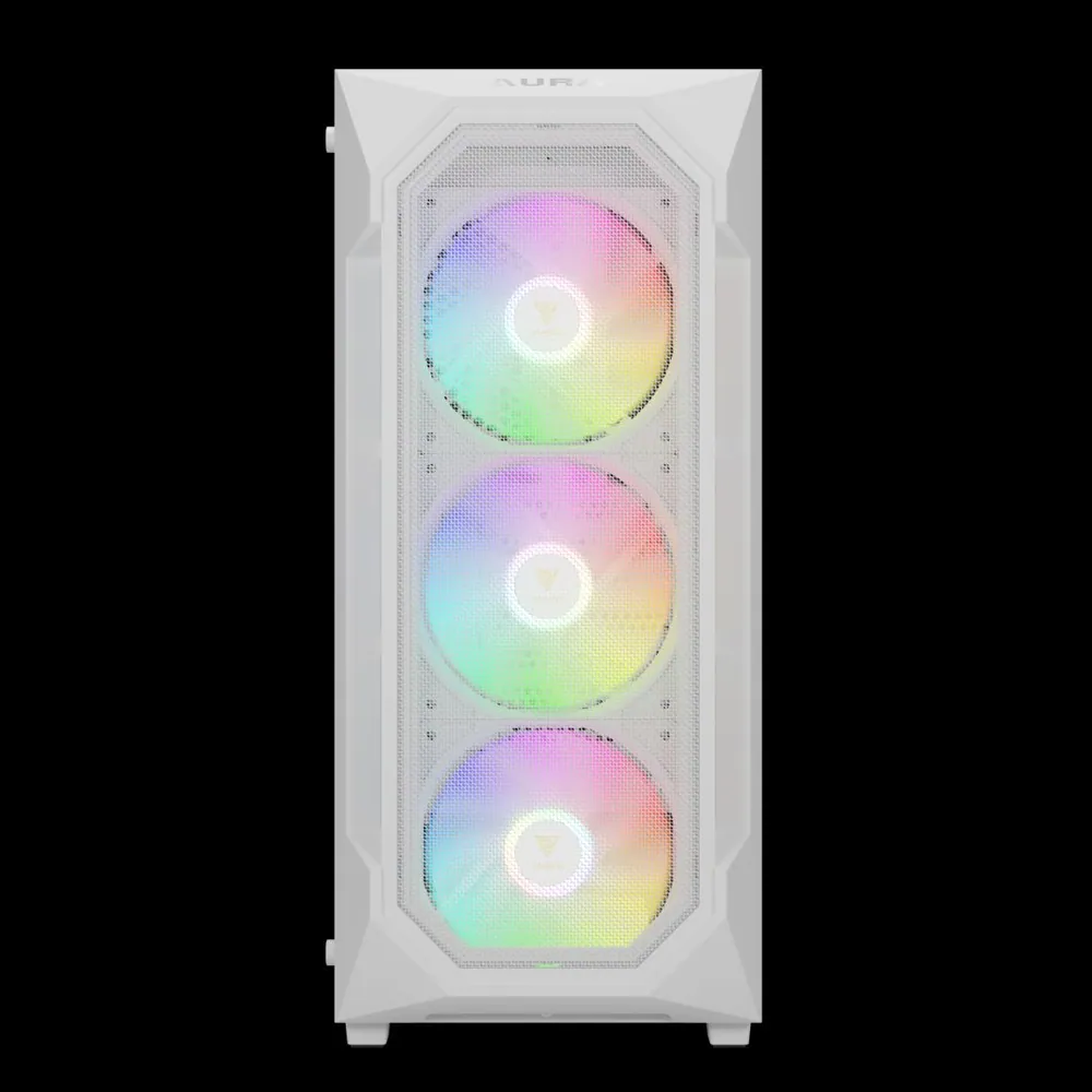 Gamdias Aura GC1 Elite WH ARGB Tempered Glass White – 5. kép