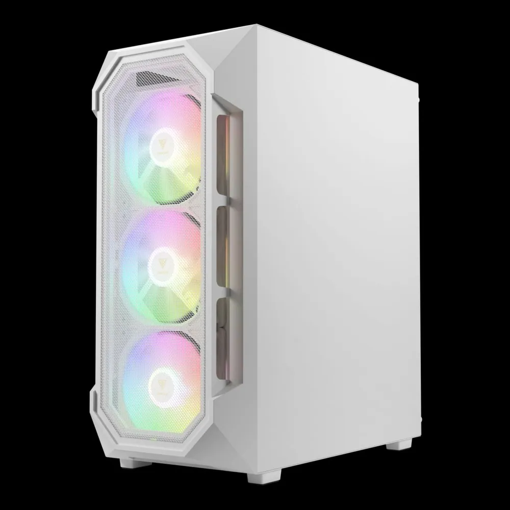 Gamdias Aura GC1 Elite WH ARGB Tempered Glass White – 6. kép