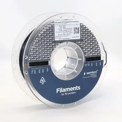 Gembird 3DP-PETG1.75HY-01-BK High Speed PETG filament Black 1,75mm 1kg – 2. kép