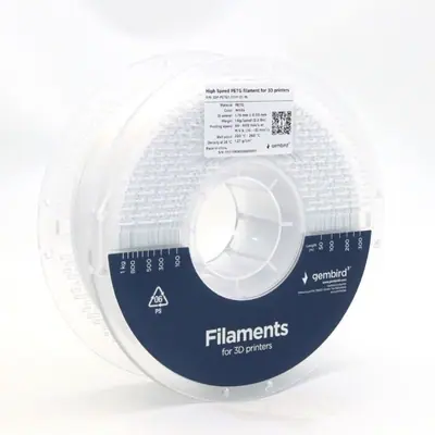 Gembird 3DP-PETG1.75HY-01-W High Speed PETG filament White 1,75mm 1kg – 2. kép