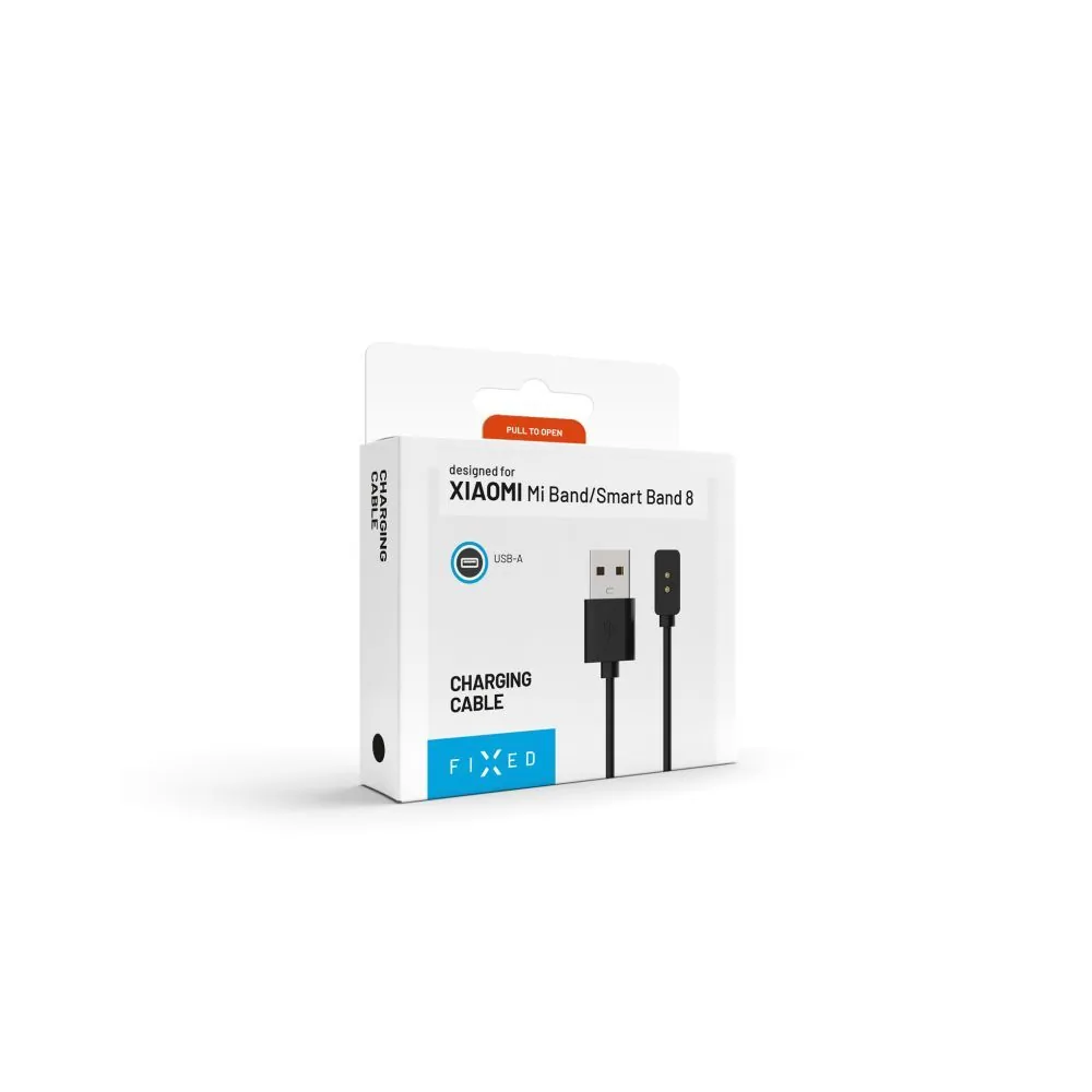 FIXED USB-A Charging Kábel Xiaomi Mi Band/Smart Band 8/9/Pro/Active, fekete – 5. kép