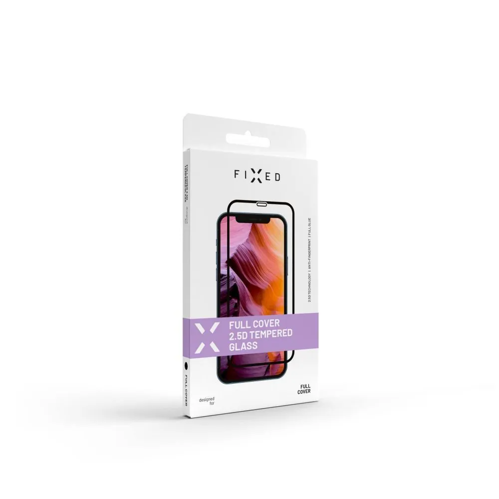 FIXED teljes képernyőt védő 2,5D edzett üveg HMD Pulse/Pro/Pulse+, fekete – 4. kép