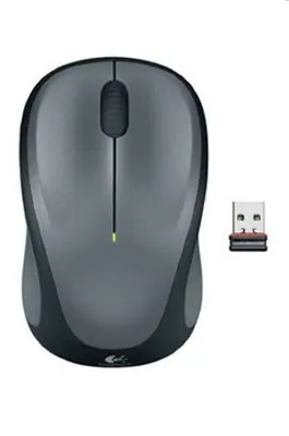 Logitech Egér - M235 (Vezeték nélküli, Optikai, Notebook, Fekete)