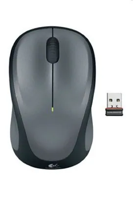Logitech Egér - M235 (Vezeték nélküli, Optikai, Notebook, Fekete)