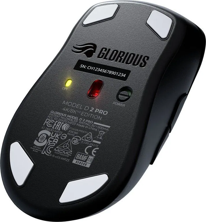 Glorious Model D 2 PRO Series Wireless Mouse 4K/8KHz Edition Black – 8. kép