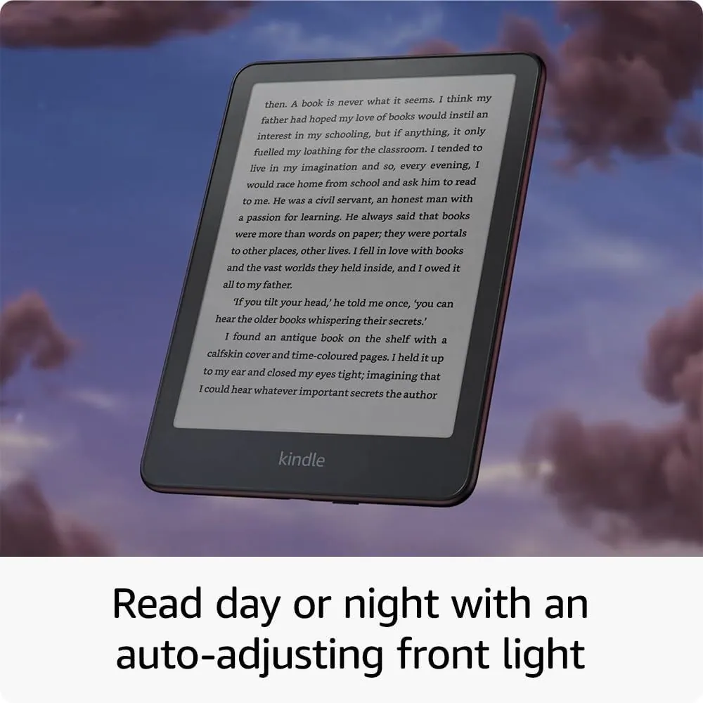 Amazon Kindle Paperwhite Signature Edition (2024) 7" E-book olvasó 32GB Metallic Black (Reklám mentes) – 4. kép