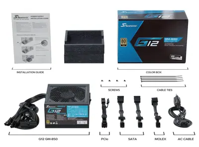 Seasonic 850W 80+ Gold G12 – 2. kép
