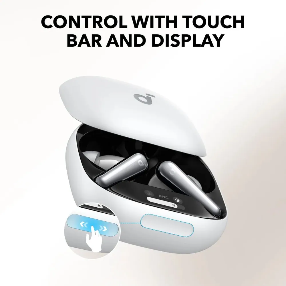 ANKER Soundcore Liberty 4 Pro Noise Cancelling True-Wireless Earbuds White – 2. kép