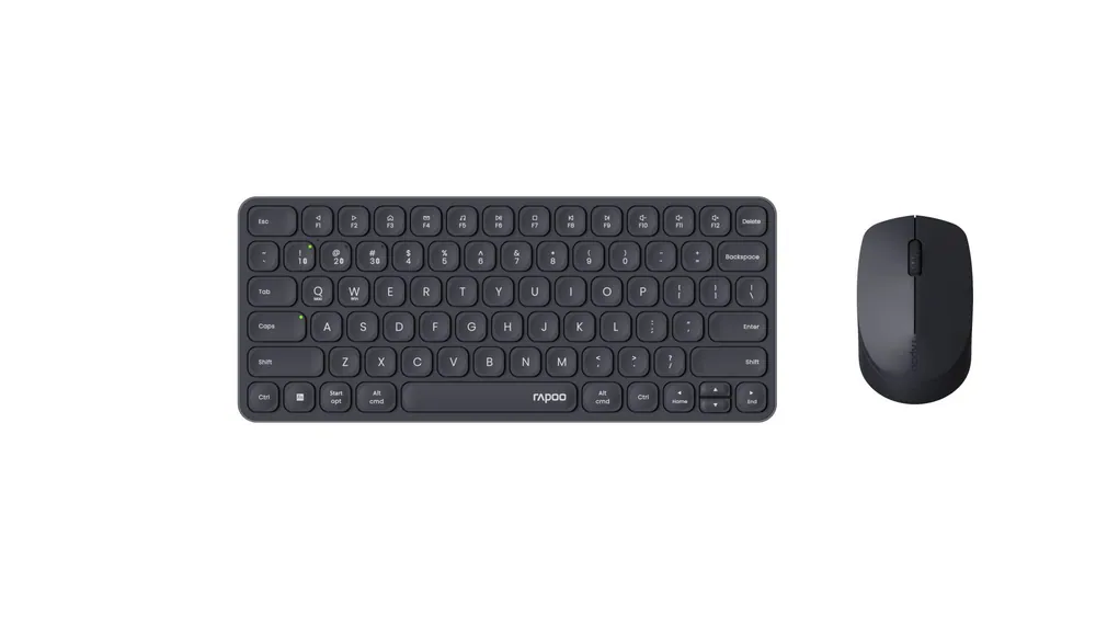 Rapoo 9010M Multi-mode Wireless Ultra-slim Desktop Combo Dark Grey HU – 2. kép