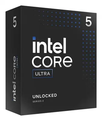 Intel Ultra 5 225F LGA1851 BOX processzor GPU nélkül