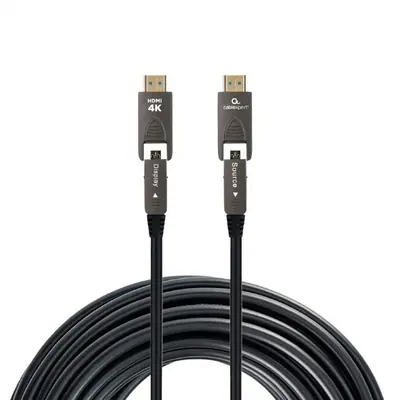 Gembird CCAP-HDMIDD-AOC-10M Active Optical AOC High speed HDMI D-A cable with Ethernet AOC Premium Series 10m Black – 2. kép