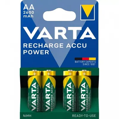 Varta 2600mAh AA Ni-MH akkumulátor 4db/csomag