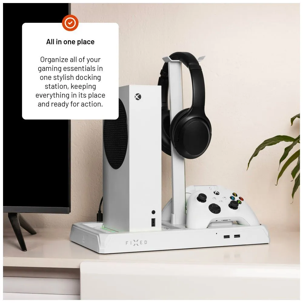 FIXED Többfunkciós állomás Xboxhoz X és S-hez fehér – 9. kép
