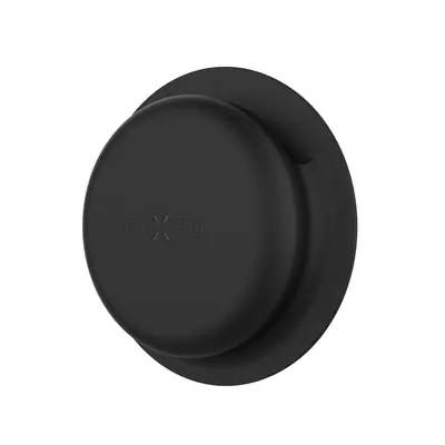 FIXED Silky matricás szilikon tok Apple AirTag-hez dupla csomag fekete – 2. kép