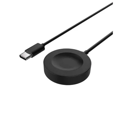 FIXED USB-C töltőkábel Huawei Watch GT 2 Pro/3/3 Pro/4/4 Pro/5/5 Pro okosórához, fekete – 2. kép