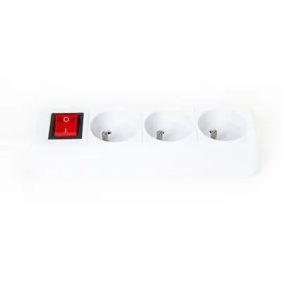 Platinet Hálózati Elosztó Kapcsolóval 3DIN 1,5m White – 2. kép