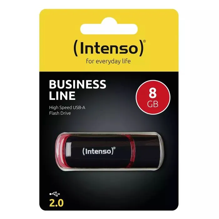 Intenso 8GB Business Line USB2.0 Black/Red – 3. kép