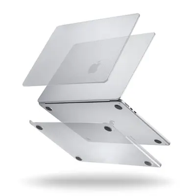 Pipetto Hardshell Dots Case MacBook Air 15" (M2,2023; M3,2024) Frosted Clear – 2. kép