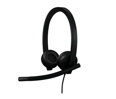 Logitech H570E Teams USB-C Stereo Headset Black