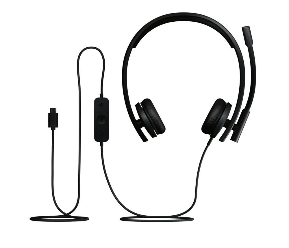 Logitech H570E Teams USB-C Stereo Headset Black – 5. kép