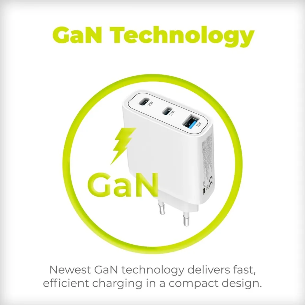 Mobile Origin GaN 40W Wall Charger MO13, 1 USB-A + 2 USB-C – 8. kép