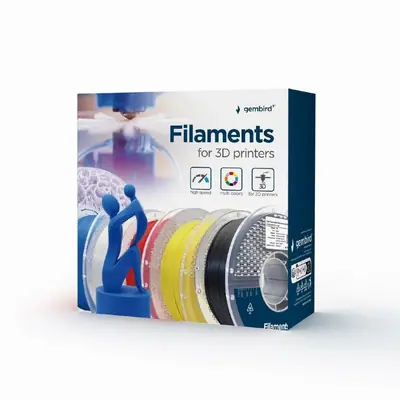 Gembird 3DP-STPU1.75-01-Y Filament TPU Yellow 1.75mm 1kg – 2. kép