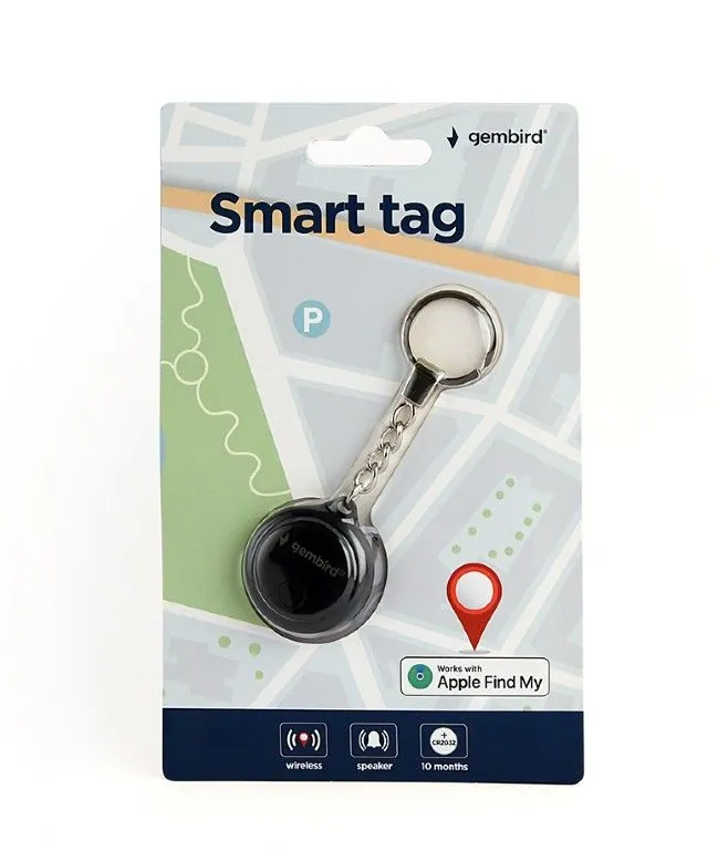 Gembird TA-TAG-01-BK Smart Tag Black – 2. kép
