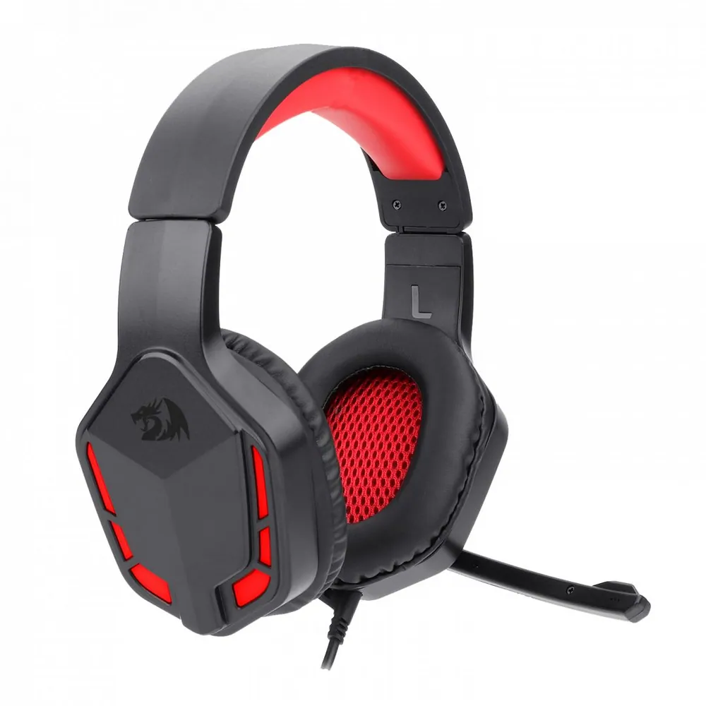 Redragon Themis Gaming Headset Black/Red – 3. kép