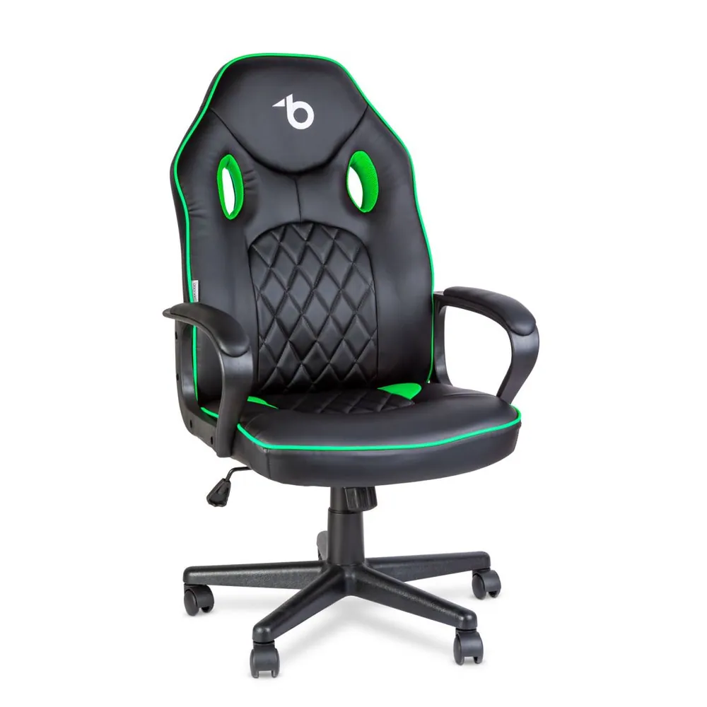 Delight BMD1116GR Gaming Chair Black/Green