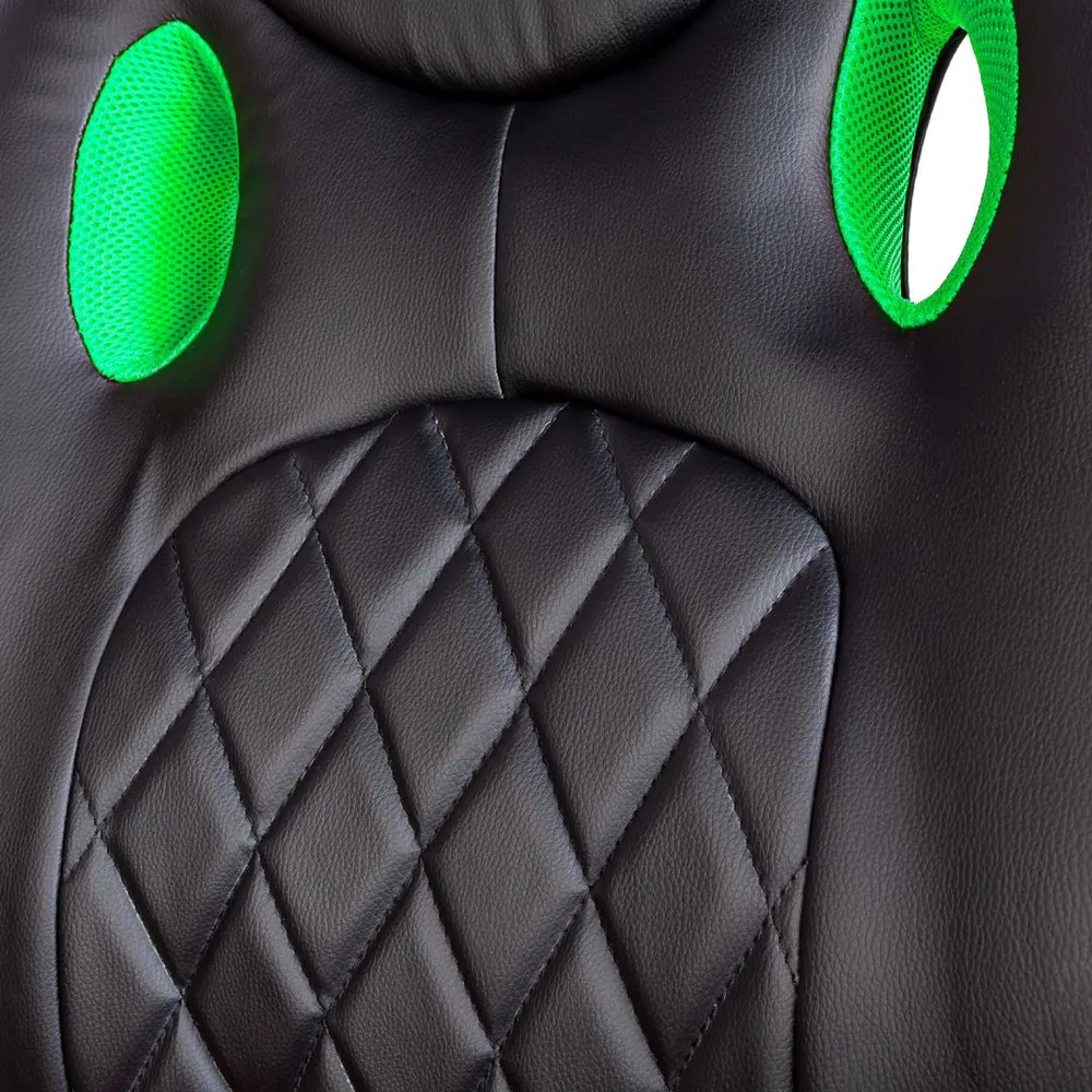 Delight BMD1116GR Gaming Chair Black/Green – 2. kép
