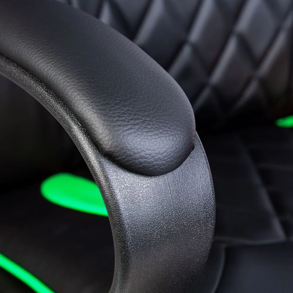 Delight BMD1116GR Gaming Chair Black/Green – 4. kép