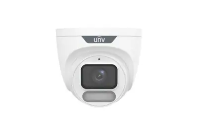 Uniview Easystar Colorhunter 4MP OwlView Wise-ISP turret dómkamera, 4mm fix objektívvel, mikrofonnal