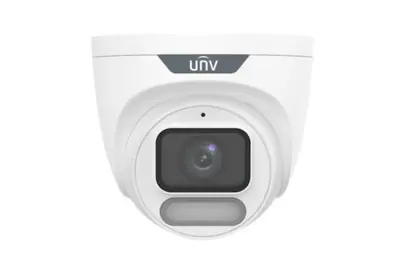 Uniview Easystar Colorhunter 2MP OwlView Wise-ISP turret dómkamera, 2.8mm fix objektívvel, mikrofonnal