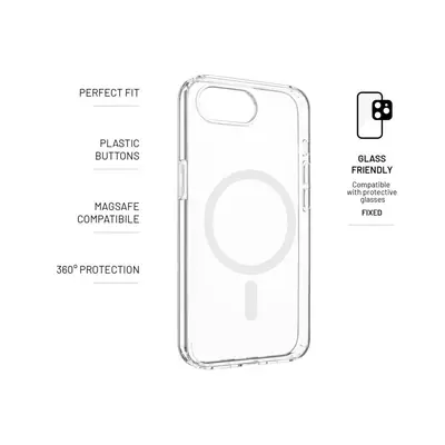 FIXED MagPure tok Apple iPhone 16e készülékhez, átlátszó – 2. kép