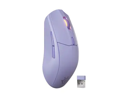Steelseries Rival 3 Gen 2 Gaming Wireless Bluetooth Mouse Lavender