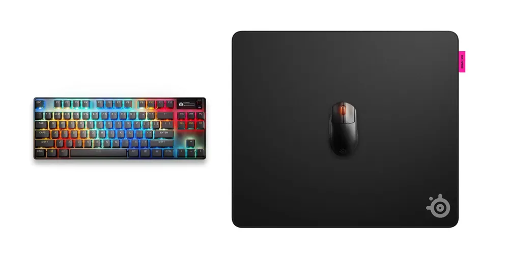 Steelseries QcK Perf L - Speed Egérpad Black – 3. kép