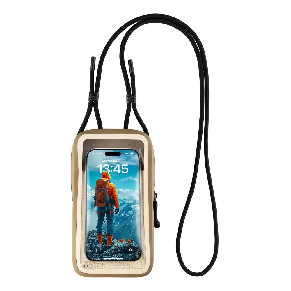 FIXED vízálló telefontok, khaki