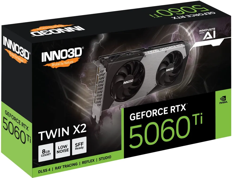 Inno3D GeForce RTX5060 Ti 8GB DDR7 Twin X2 – 3. kép