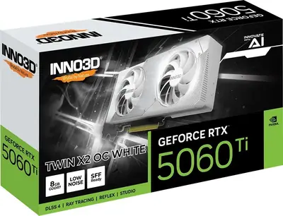 Inno3D GeForce RTX5060 Ti 8GB DDR7 Twin X2 OC White – 2. kép
