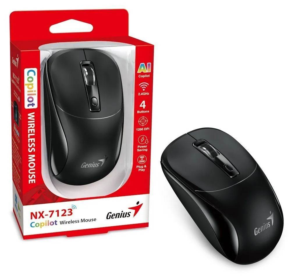 Genius NX-7123 Wireless Mouse Black – 5. kép