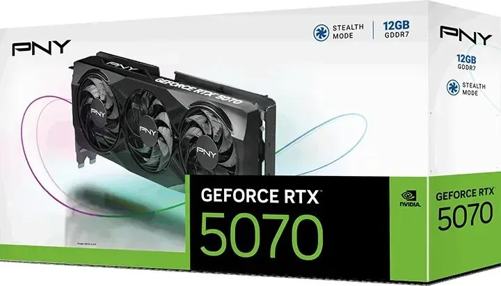 PNY GeForce RTX5070 12GB DDR7 GAMING TRIPLE FAN – 10. kép