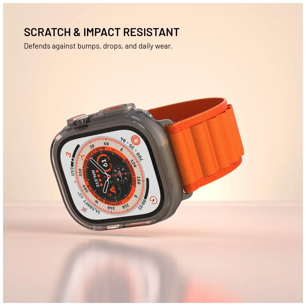 FIXED tok védő üveggel Apple Watch Ultra 49mm/Ultra 2 49mm, átlátszó – 5. kép