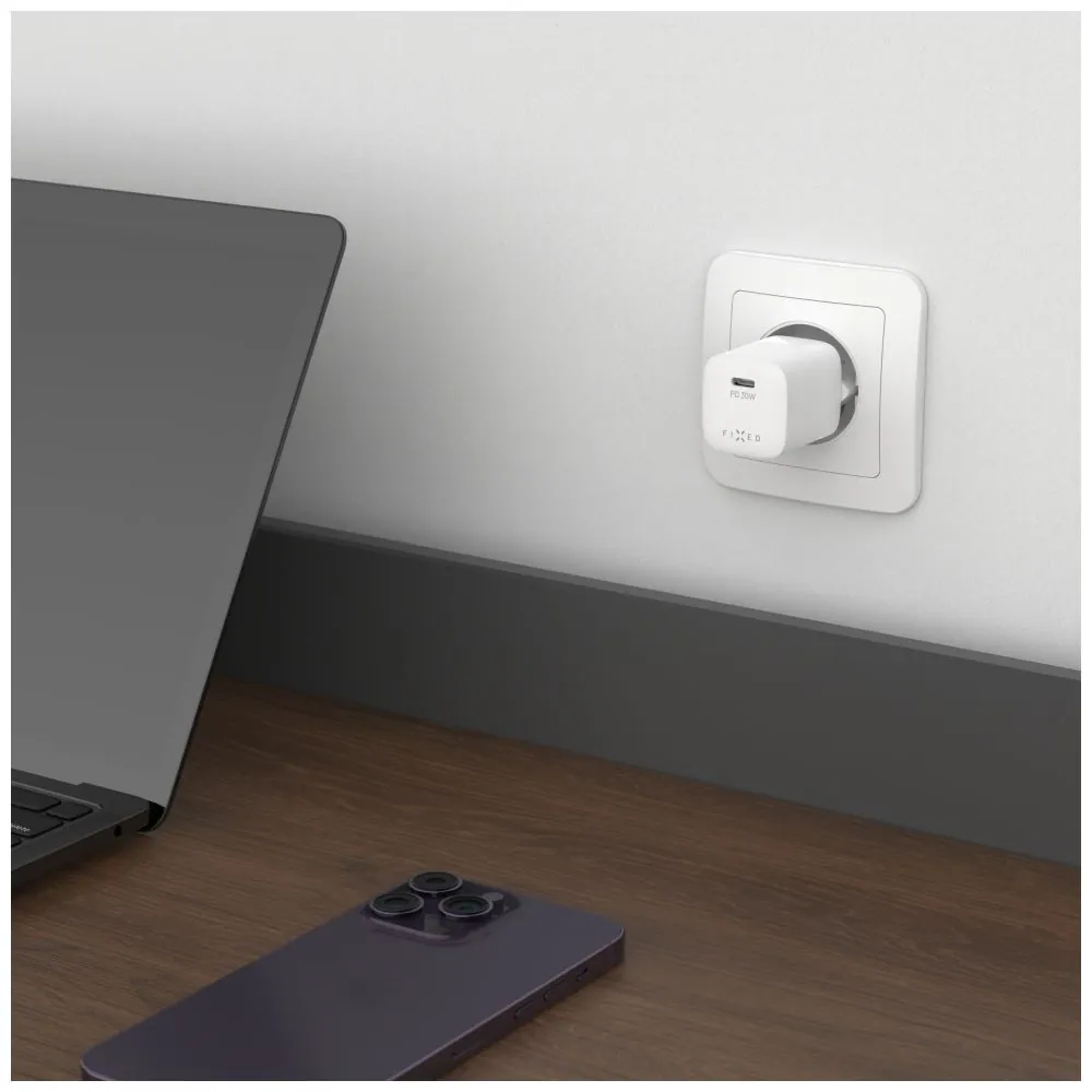 FIXED Mini USB-C GaN Charger 30W White – 6. kép