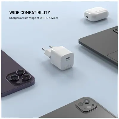 FIXED Mini USB-C Travel-Charger 20W White – 2. kép