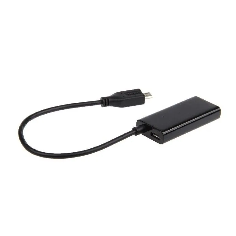 Gembird A-MHL-002 HDTV adapter 5-pin Black – 2. kép